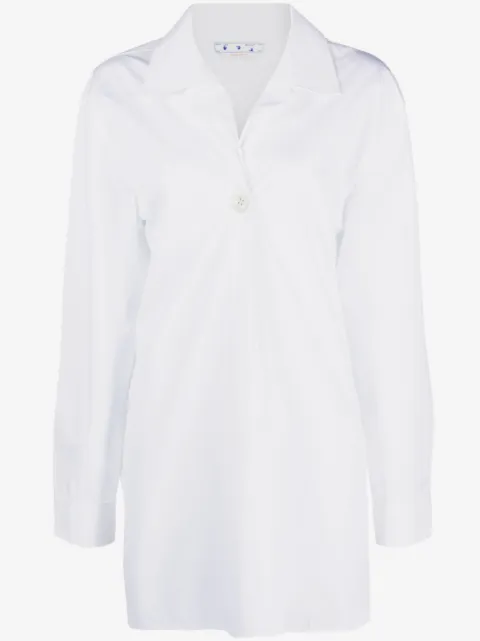 Off-White long-sleeve button-fastening shirt