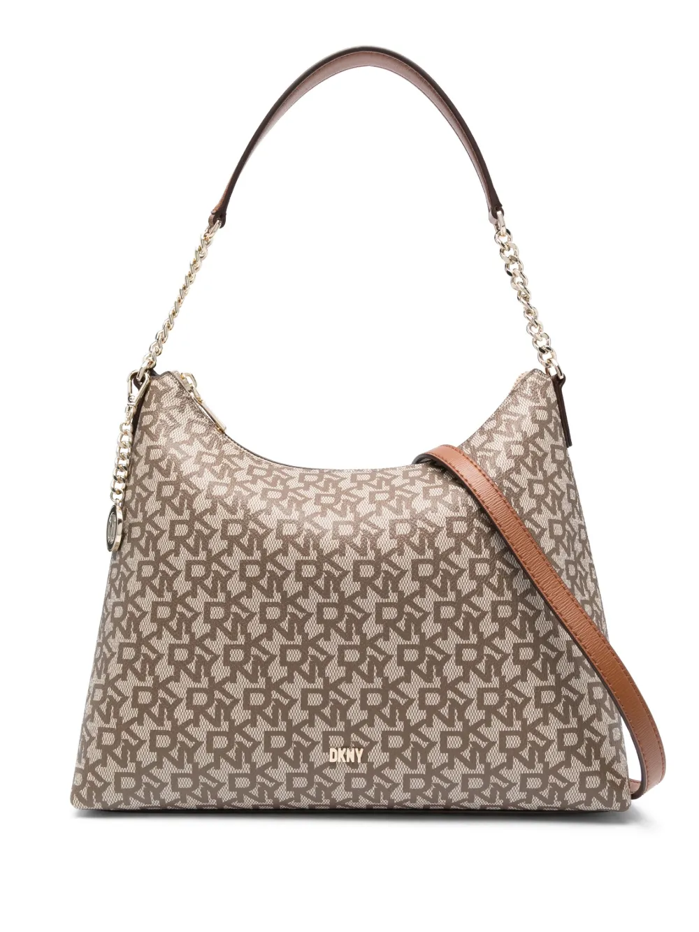 DKNY monogrampattern Shoulder Bag Farfetch