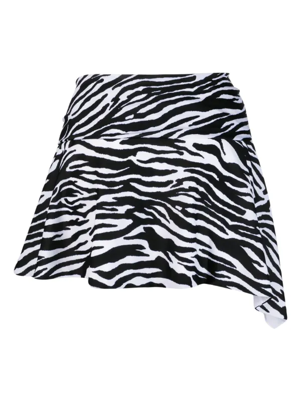 Zebra print beach skirt store