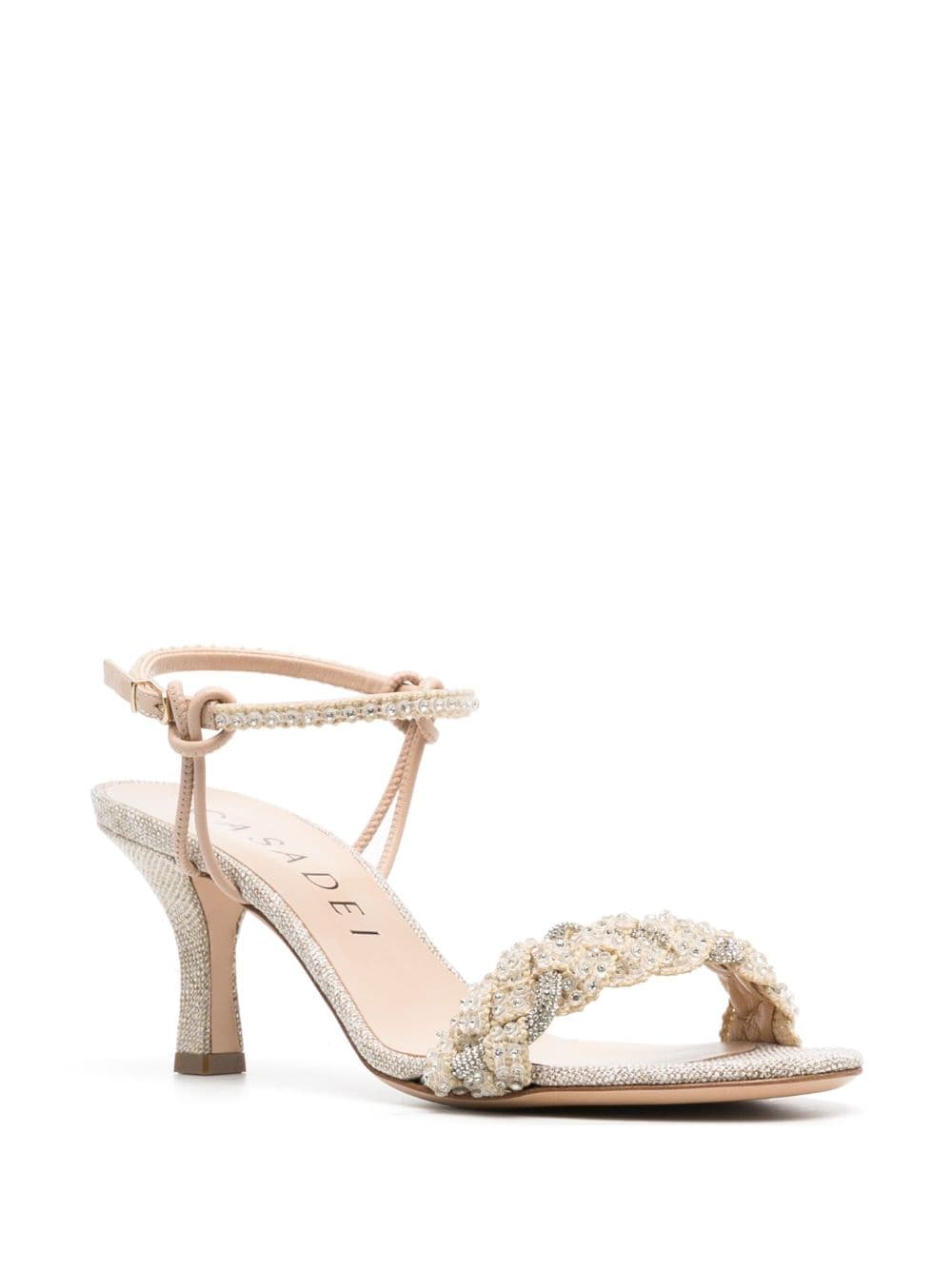 Casadei Astro verfraaide sandalen - Beige