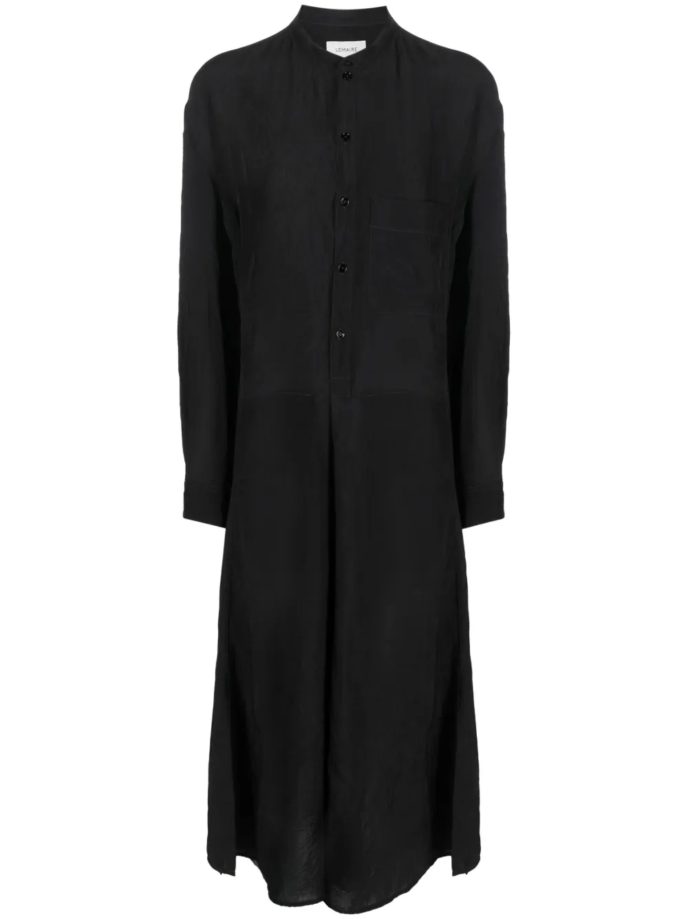 LEMAIRE BAND-COLLAR MIDI SHIRTDRESS