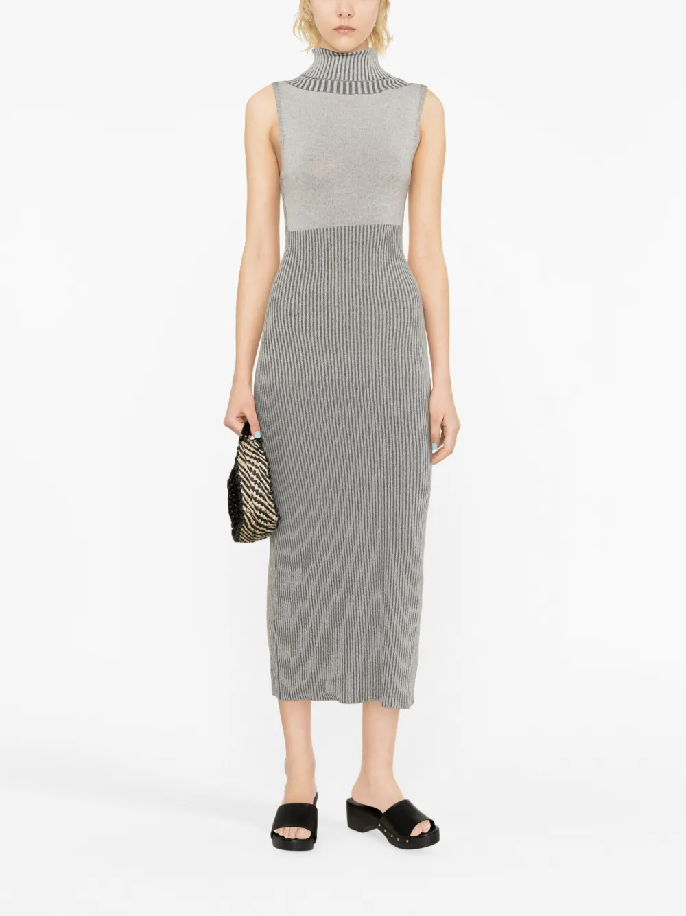 Paloma Wool Jurk met col - Grijs