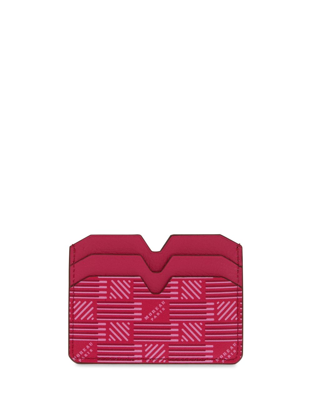 monogram-print leather cardholder