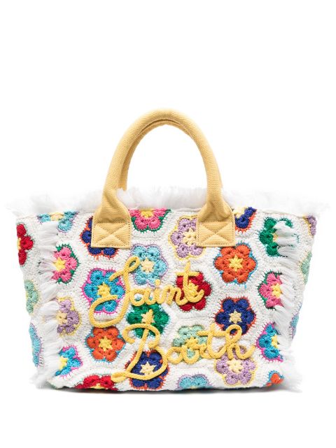 MC2 Saint Barth Vanity floral-embroidered beach bag