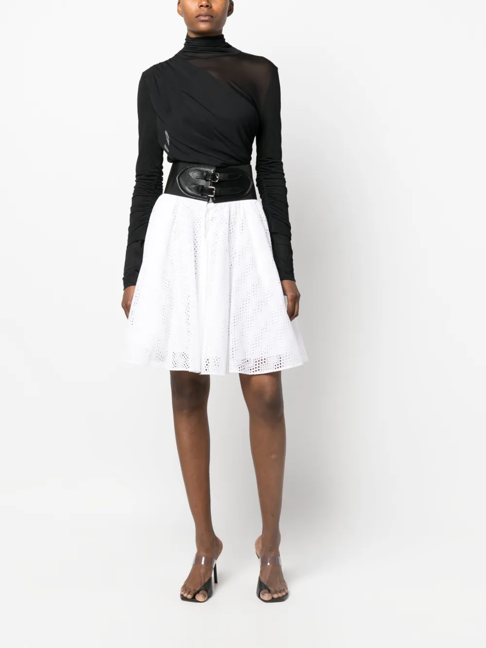 Alaïa belted flared skirt | A-Line Skirts | Image 2