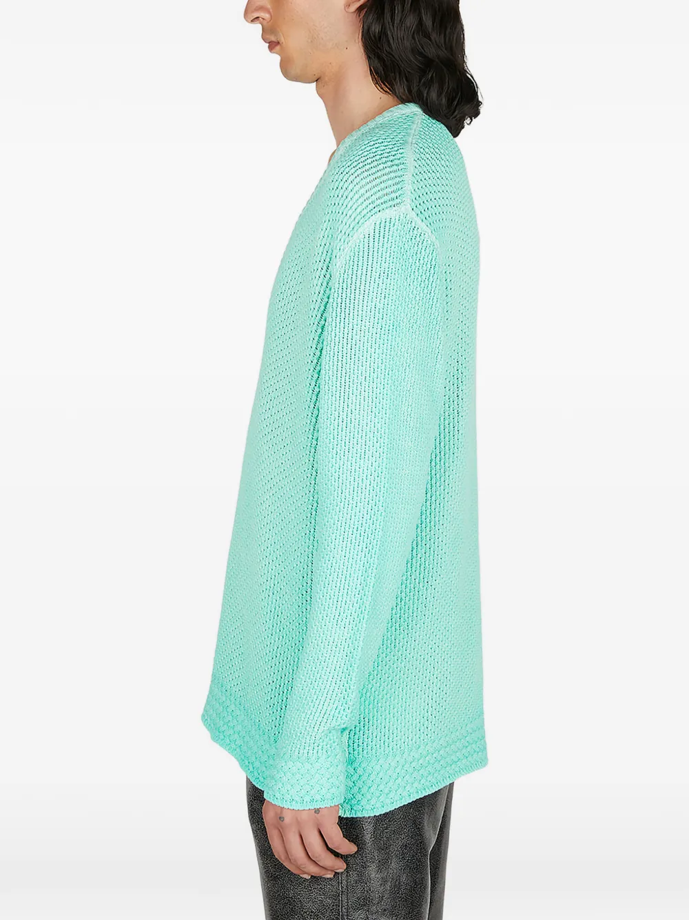 GUESS USA Trui met V-hals Groen