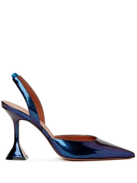 Amina Muaddi Holli 95 slingback pumps