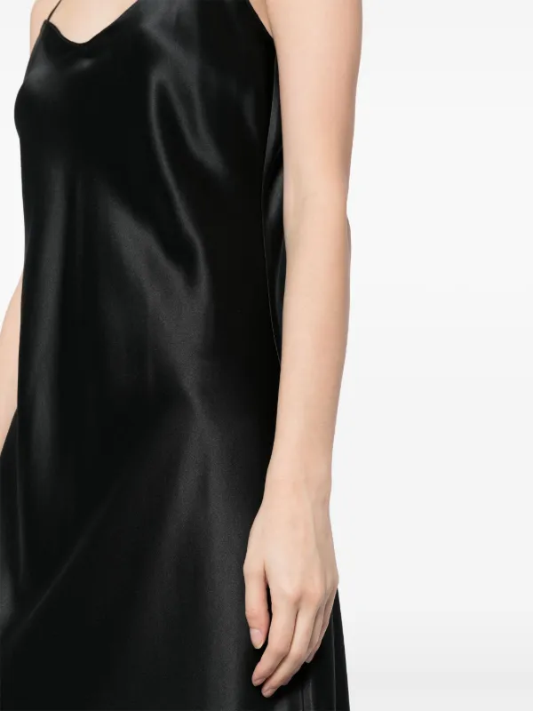 Polo Ralph Lauren Silk Dress Black FARFETCH TH