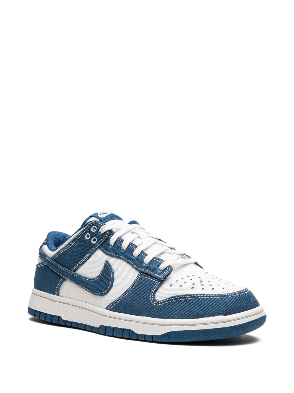 Shop Nike Dunk Low Shashiko "industrial Blue" Sneakers