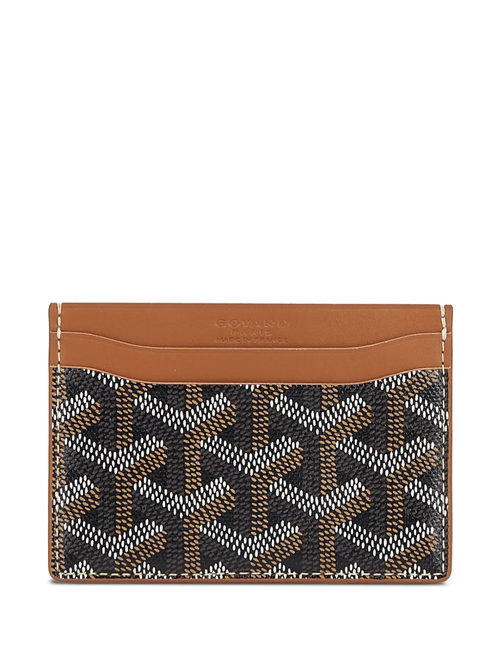 Pre-owned Goyard  Saint Sulpice Cardholder In Black