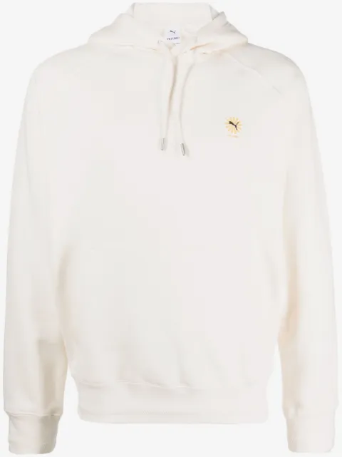 PUMA slogan-print drawstring hoodie