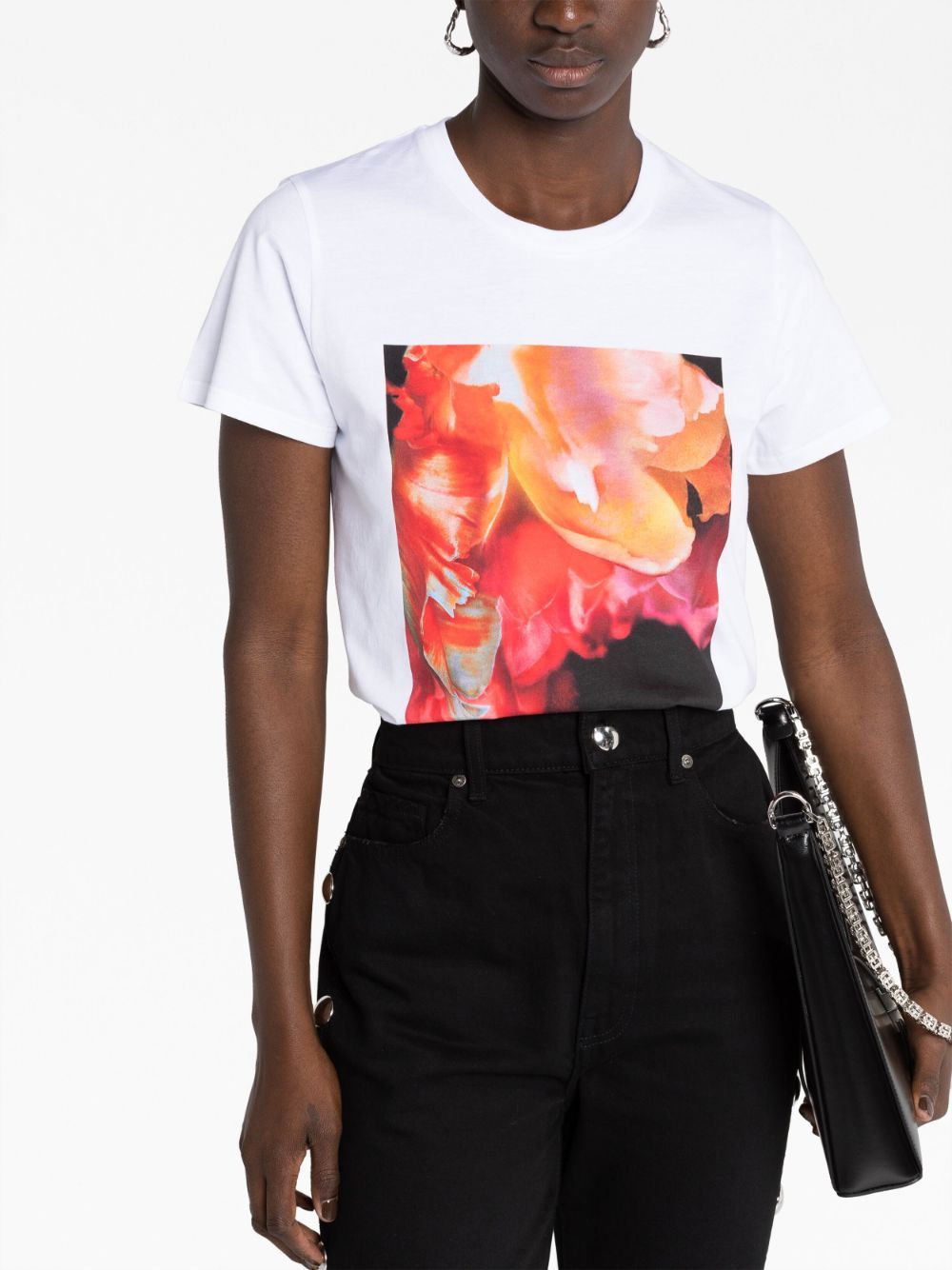 Alexander McQueen graphic-print short-sleeve T-shirt Women