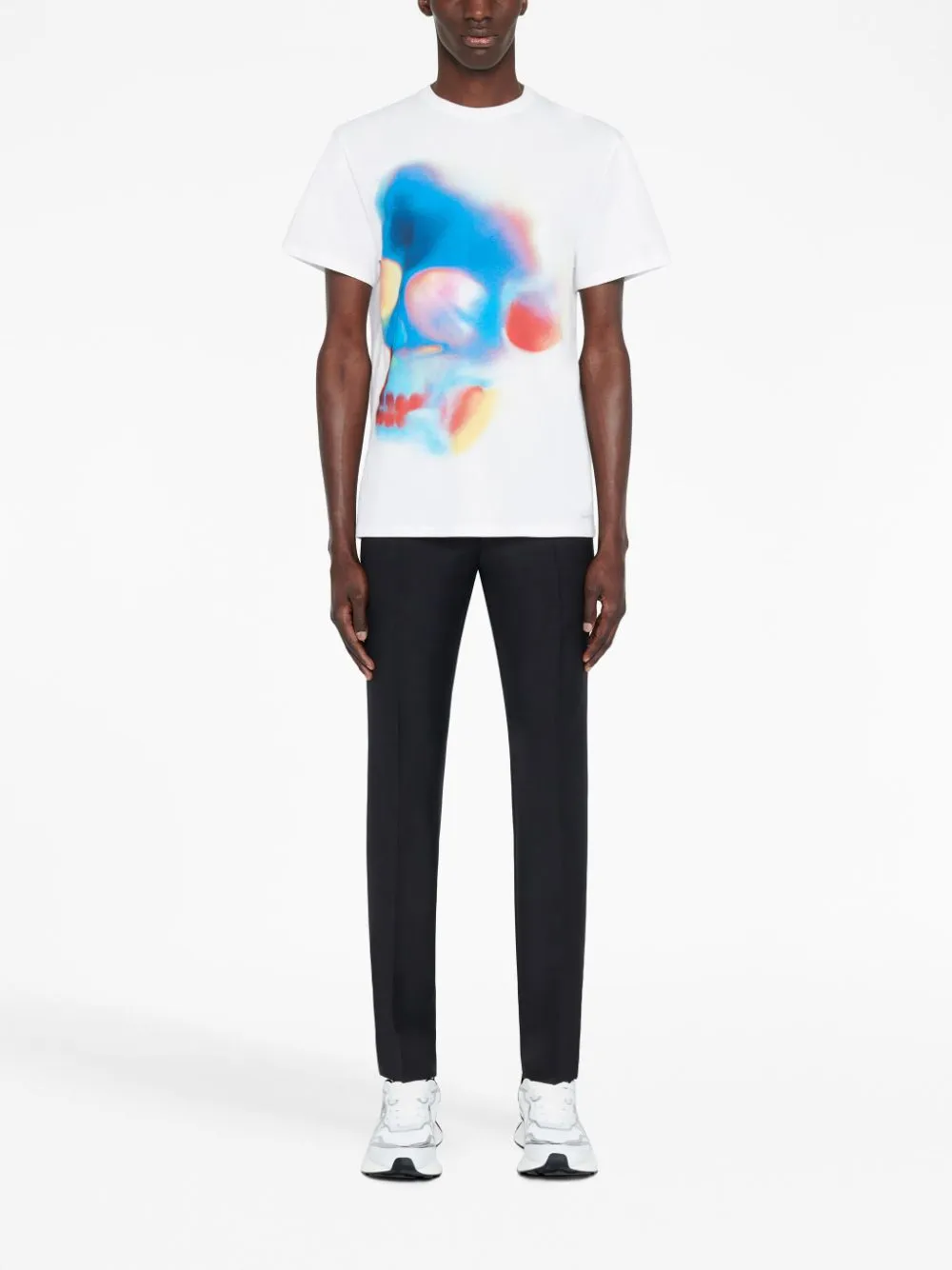 Alexander McQueen Solarized skull cotton T-shirt | T-Shirts | Image 2