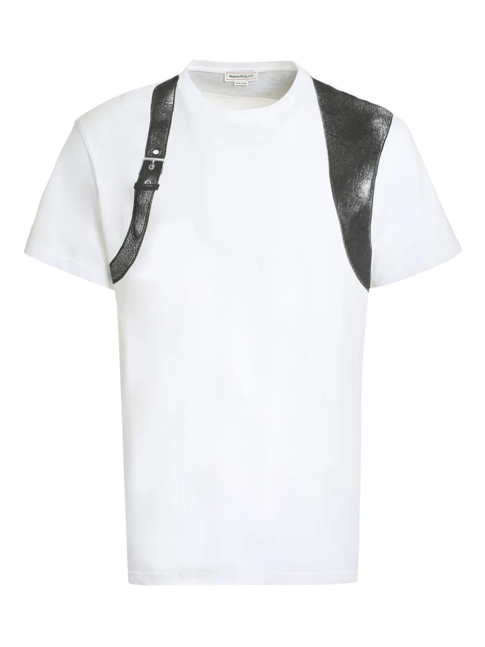 Alexander McQueen playera con detalle de hebilla | blanco | Image 1