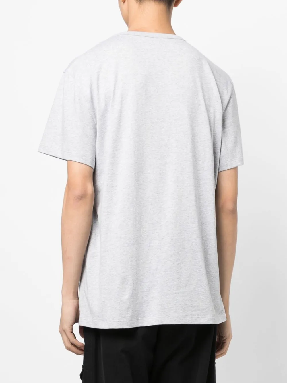 Alexander McQueen logo-embroidered Cotton T-shirt | Grey