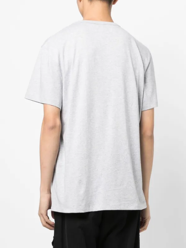 Alexander McQueen logo-embroidered Cotton T-shirt | Grey