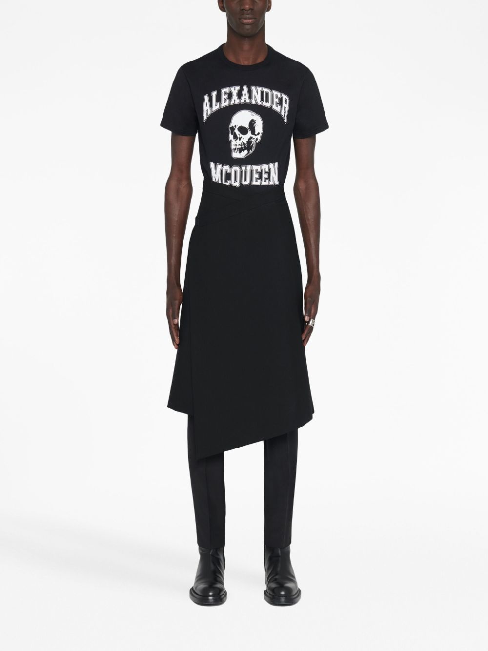 Alexander McQueen Skull logo-print T-shirt - Farfetch