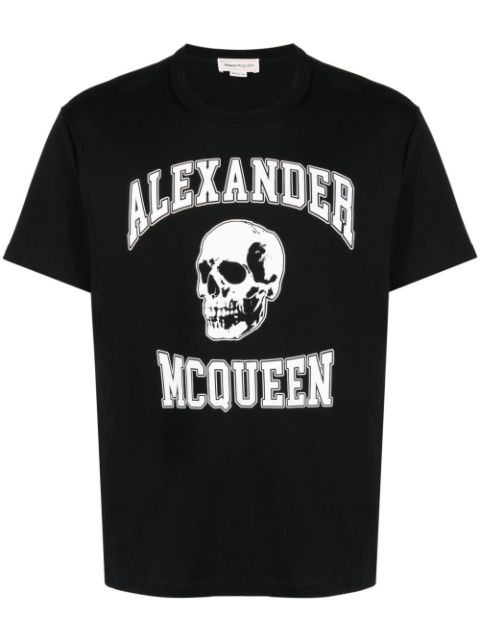 Alexander McQueen skull logo-print T-shirt