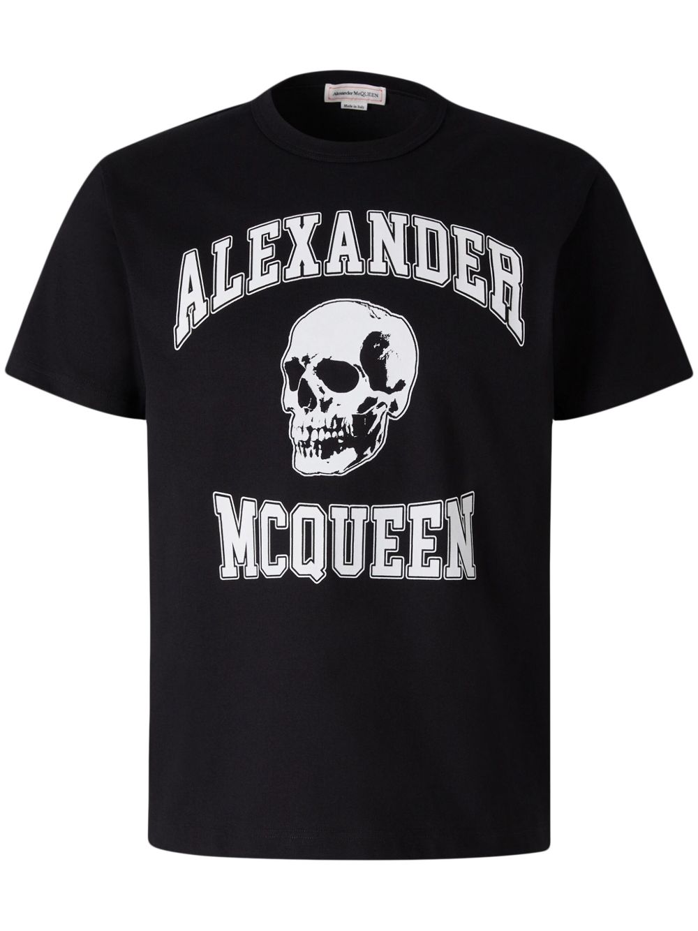 Alexander McQueen skull logo-print T-shirt - Black