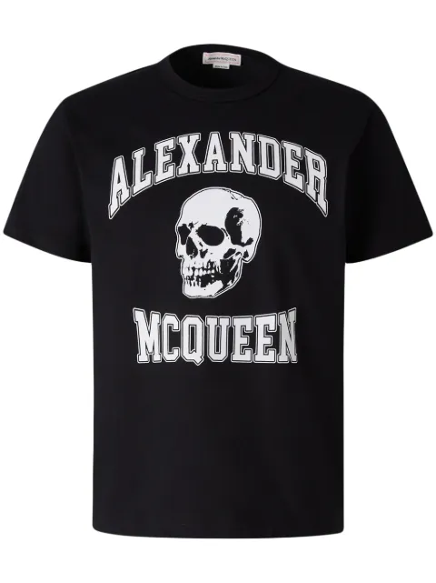 Alexander McQueen skull logo-print T-shirt