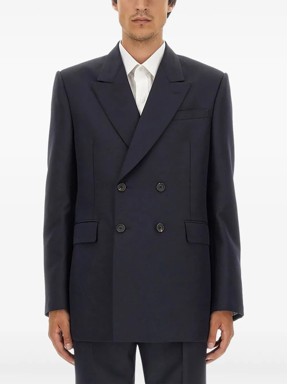 Alexander McQueen double-breasted blazer | Blue | Image 1