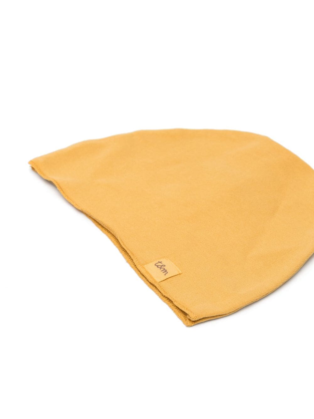 Shop Teddy & Minou Logo-patch Knit Beanie In Yellow