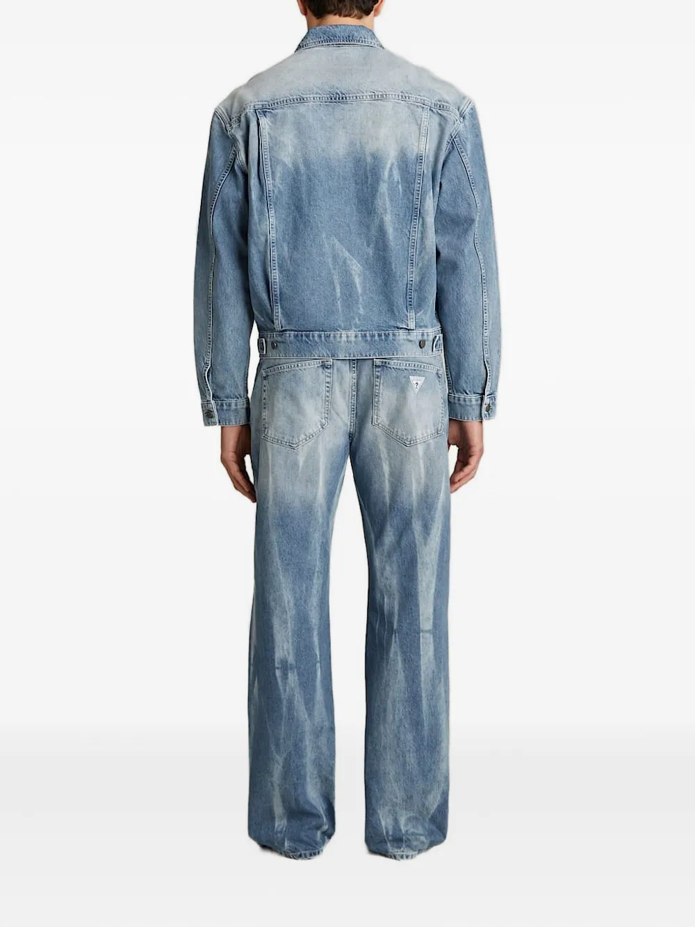 GUESS USA Denim jack Blauw