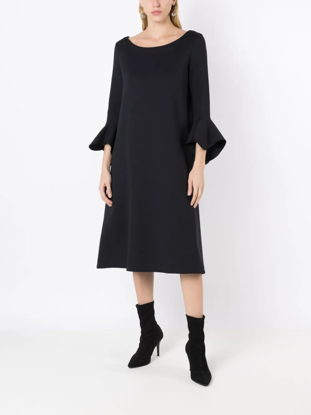 Gloria Coelho Flared jurk - Blauw