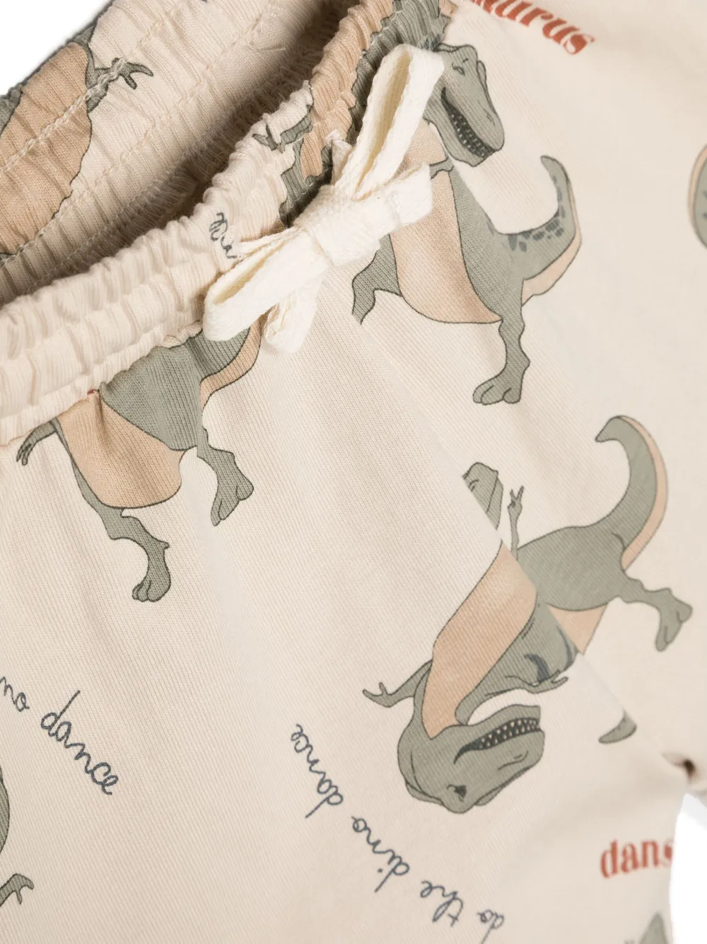  Konges Sløjd Dinosaur Printed Set - Brown 