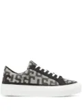 GCDS logo-print low-top sneakers - Black