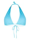 Melissa Odabash Grenada halterneck bikini top - Blue