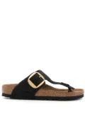 Birkenstock Gizeh leather flat sandals - Black