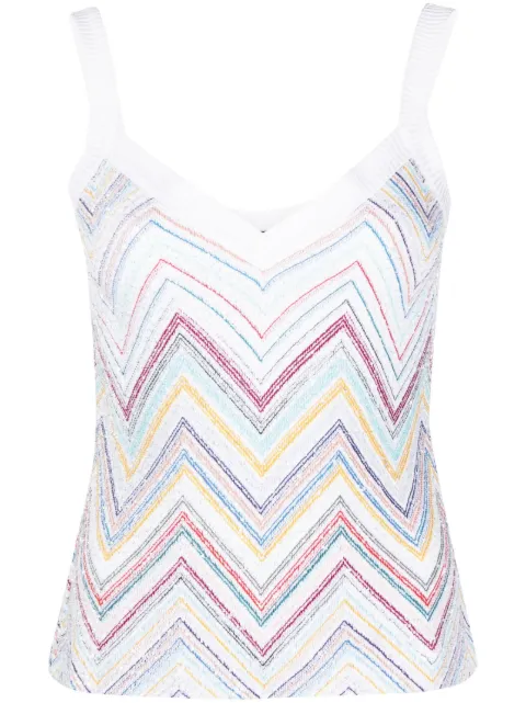 Missoni top con estampado en zigzag 