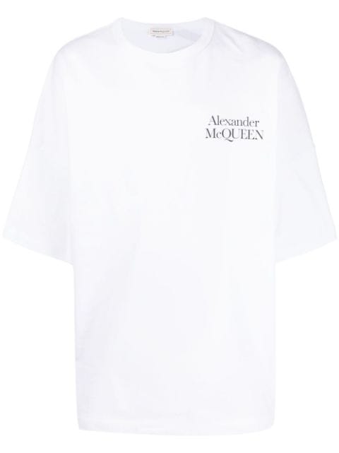 Alexander McQueen logo-print cotton T-shirt