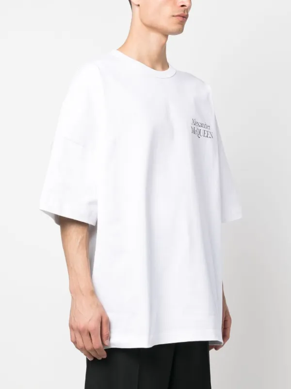 Alexander McQueen ロゴ Tシャツ | ホワイト | FARFETCH JP