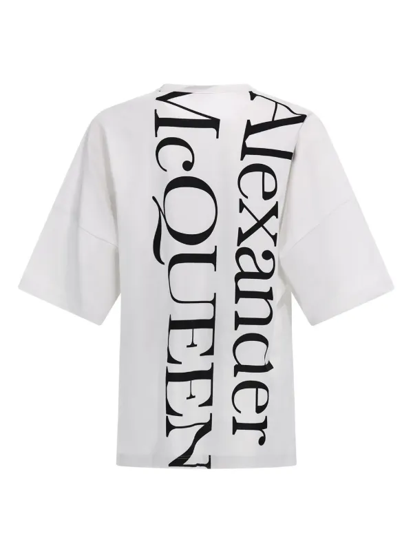 Alexander McQueen ロゴ Tシャツ | ホワイト | FARFETCH JP