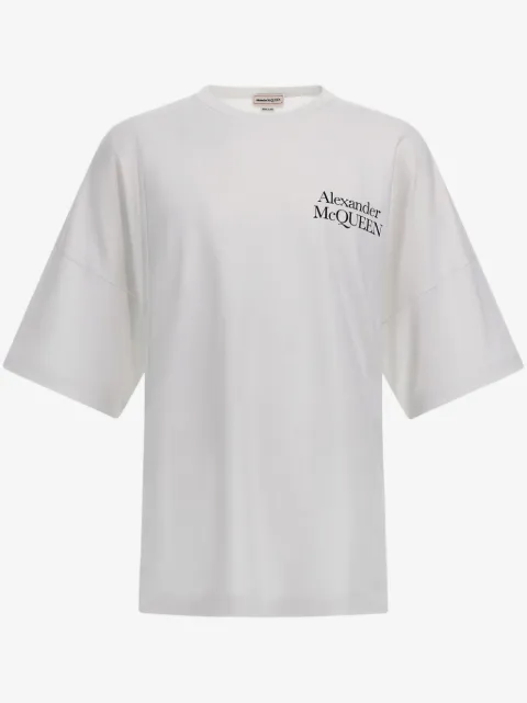 Alexander McQueen logo-print cotton T-shirt