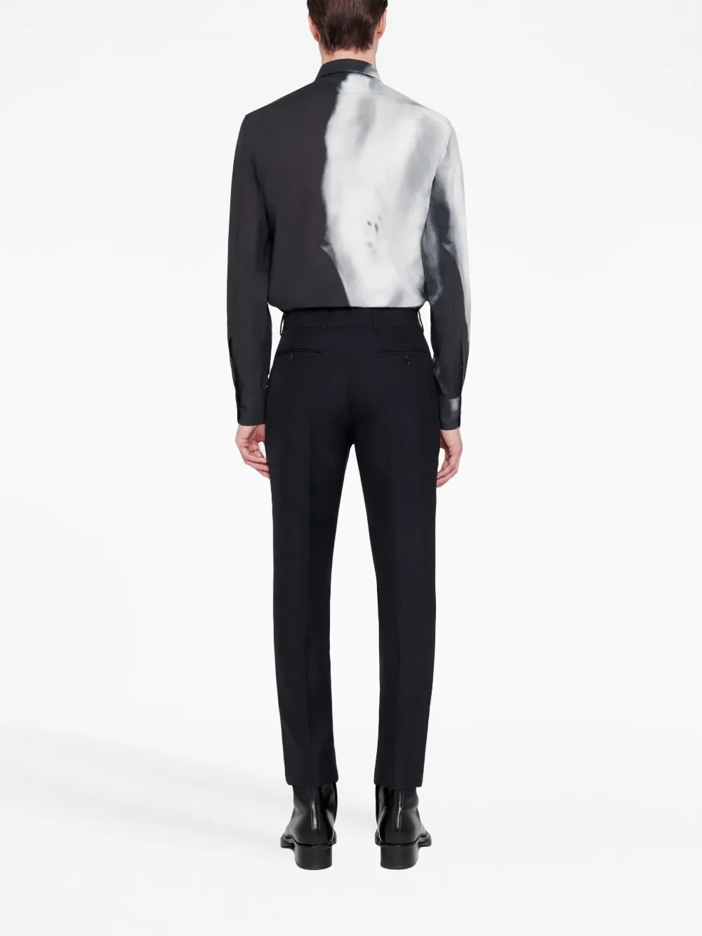Alexander Mcqueen Klassische Tapered-hose In Black