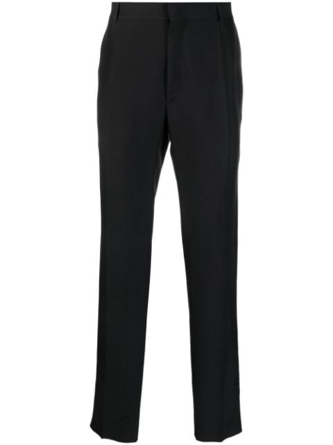 tapered tailored trousers