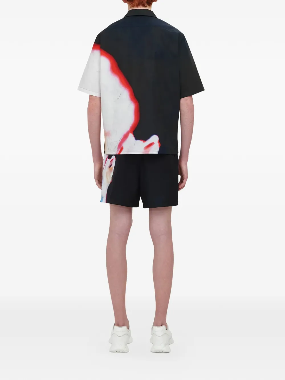 Alexander McQueen Short-sleeves Shirt in Black, view 4