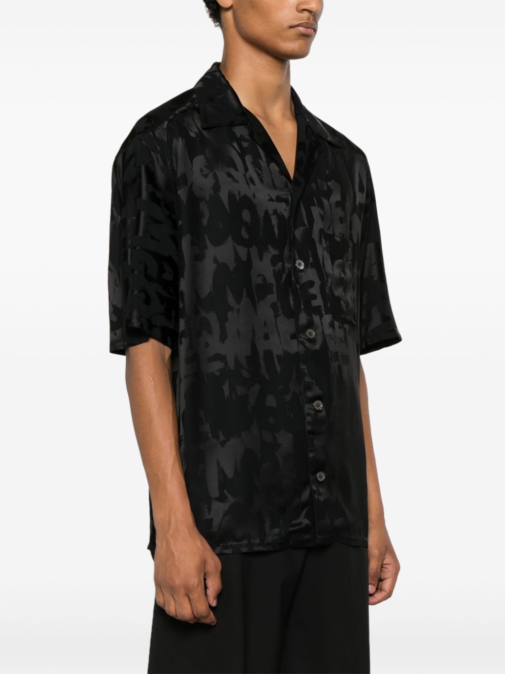 Alexander McQueen Graffiti-jacquard shirt Men