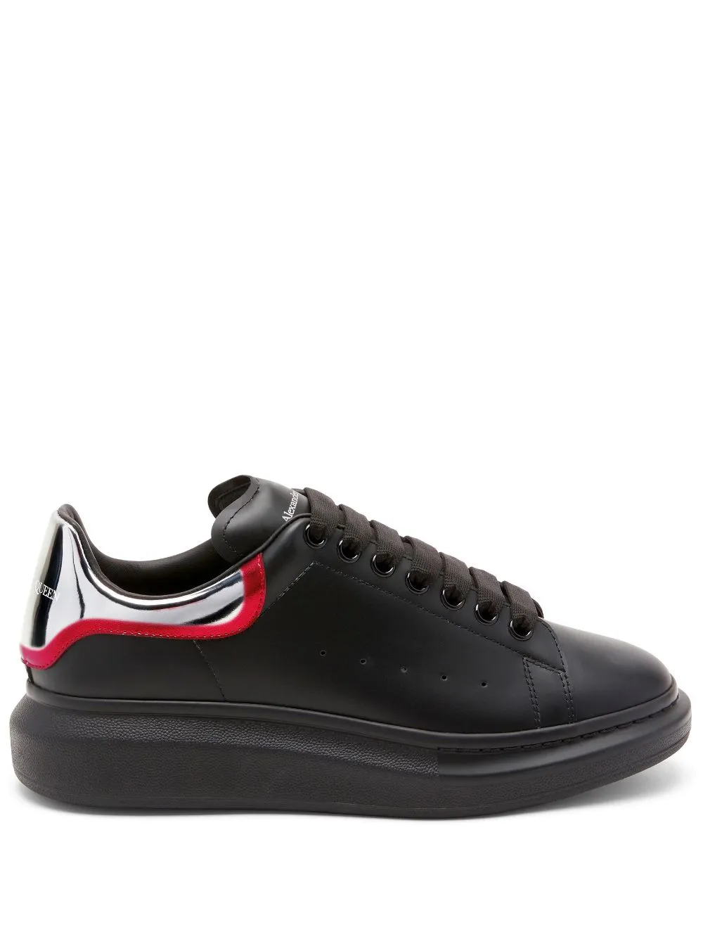 Alexander McQueen Oversized leather sneakers | Black | Image 1