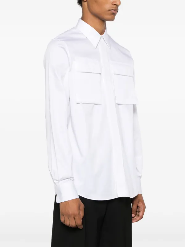 Alexander McQueen Cotton Shirt | White | FARFETCH