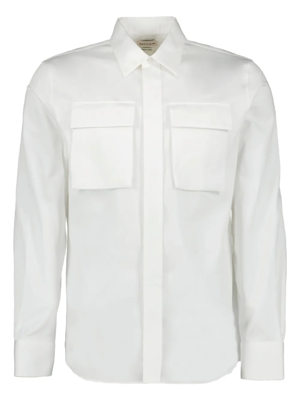 Alexander McQueen Camicia con tasche | bianco | Image 1