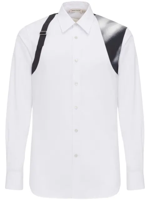 Alexander McQueen chemise à imprimé graphique