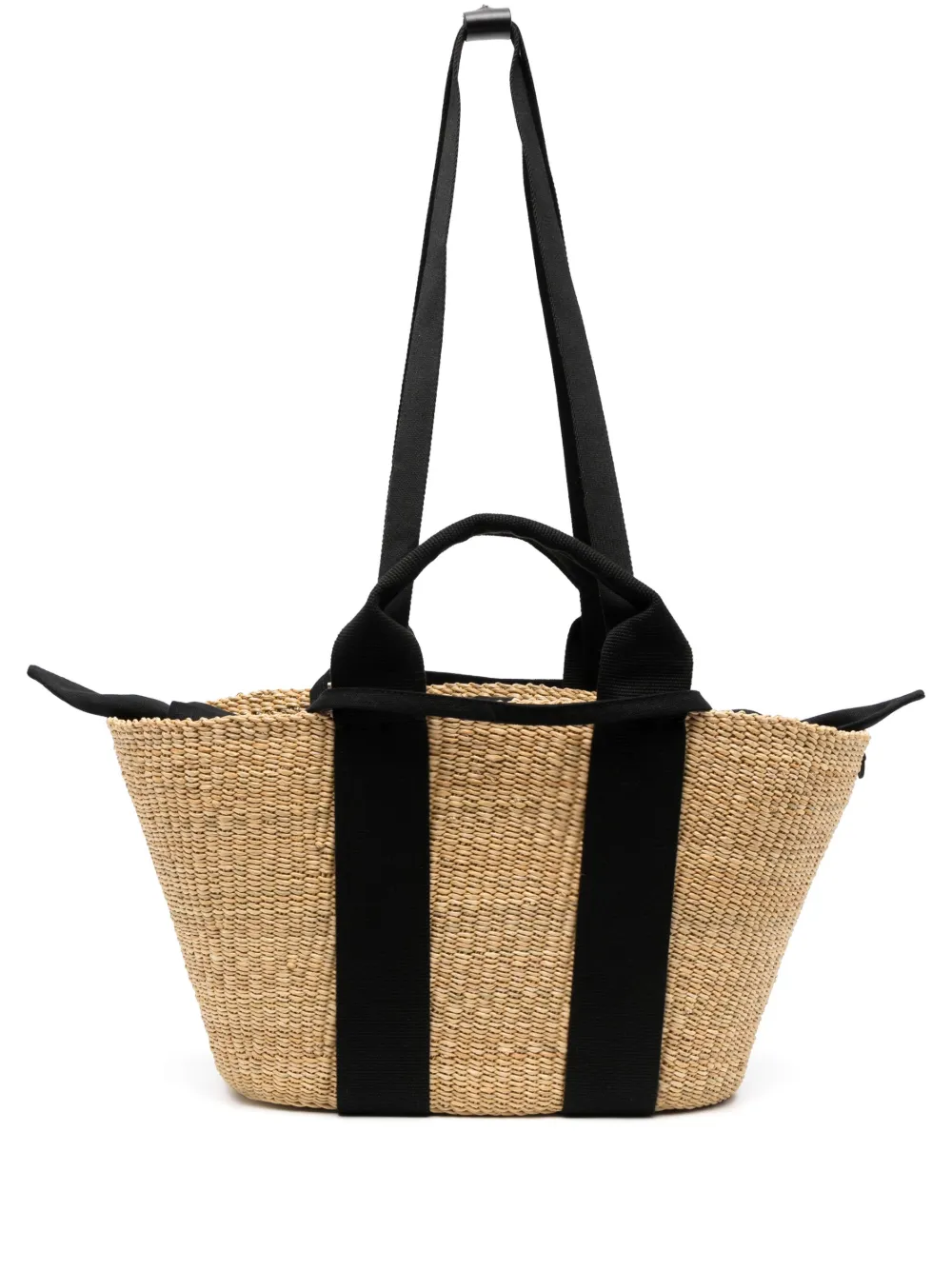 Muun Interwoven-design Tote Bag In Nude