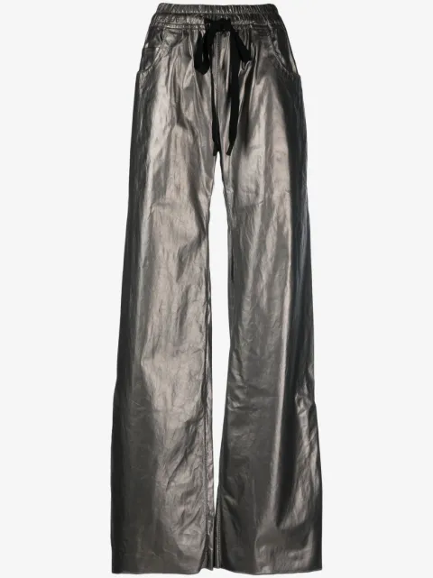Isaac Sellam Experience drawstring leather trousers