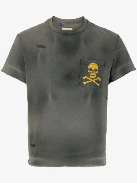 GALLERY DEPT. playera con estampado de calavera y huesos