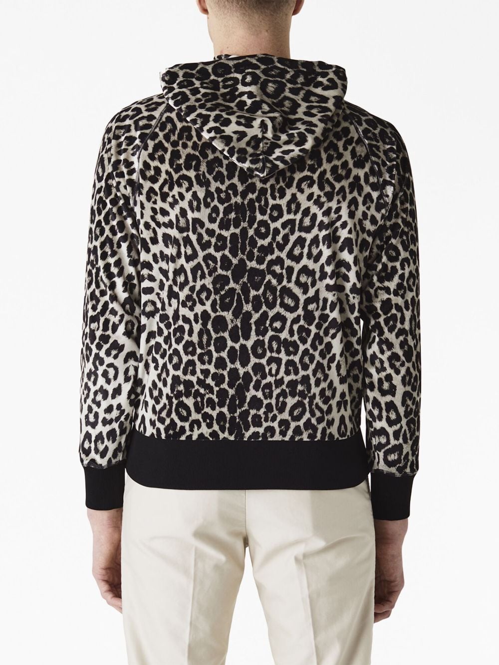 TOM FORD leopard-print zip-up Hoodie - Farfetch