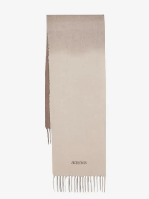 Jacquemus L'Echarpe Moisson gradient-effect scarf